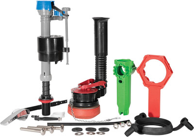 2 Inch Toilet Repair Kit Complete Flush Valve Flapper Fill Valve Set