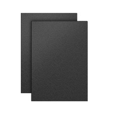 2 Pack Black ABS Plastic Sheet 12" x 16" 1/8" Thick 3mm, High Tensile and Imp...