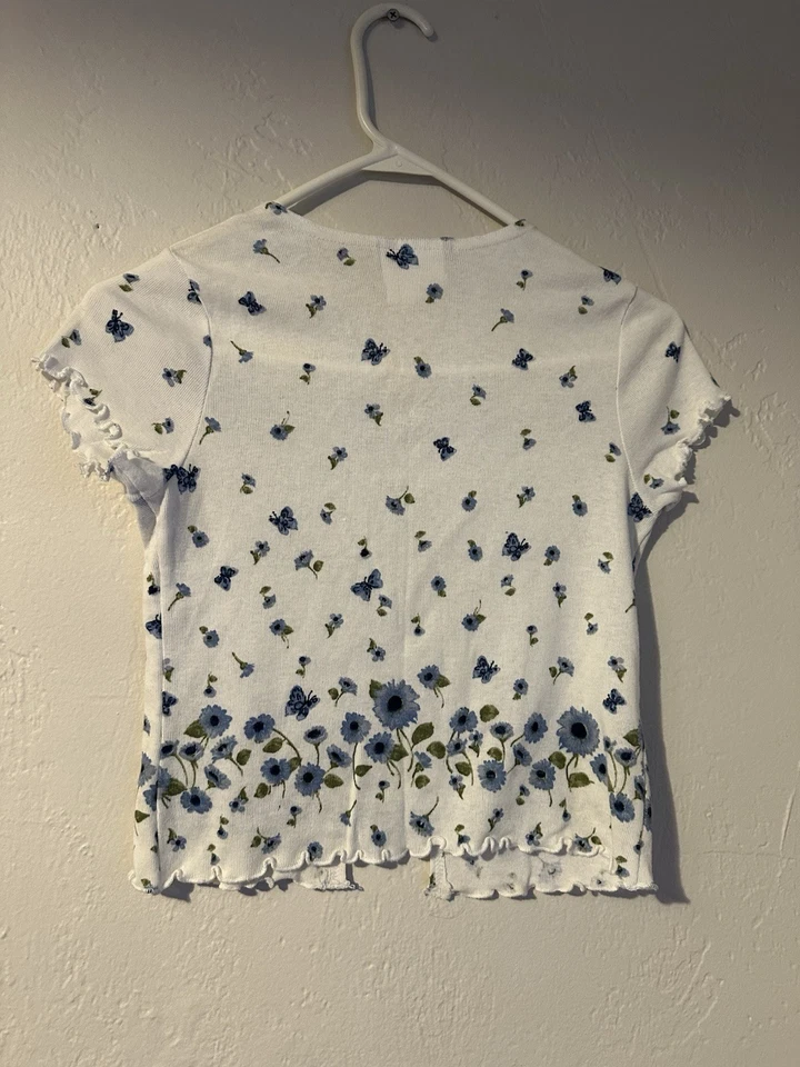 Manga Corta Vintage Niños Amy Byer Flor Mangas Cortas Talla 12-14 Foto 2 de 4