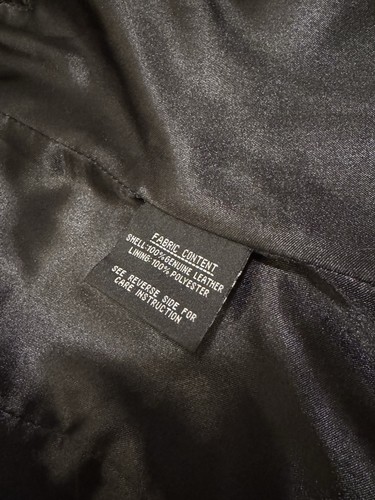 GALLERY WOMEN M SOFT GENUINE LEATHER BLACK ZIP UP JACKET - Picture 5 of 7