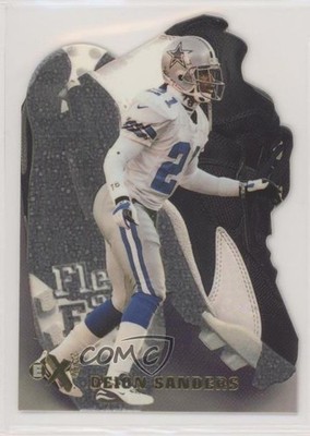 1997 EX-2000 Fleet of Foot Deion Sanders #6 HOF 0k52