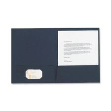 Oxford Oxford Linen Twin Pocket Portfolio - Letter - 8.50" X 11" Sheet Size -