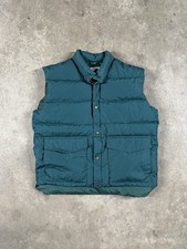 Vintage 90s Cabela's Vest Premier Northern Goose Down Puffer Insulated Green L