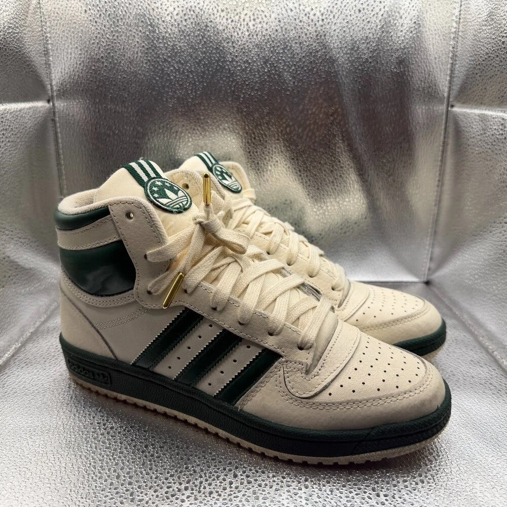 Adidas Top Ten RB Cream White Dark Green for sale | eBay display picture 2