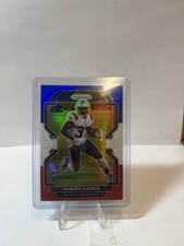Damien Harris  2021 Panini Prizm Red White Blue #99 New England Patriots