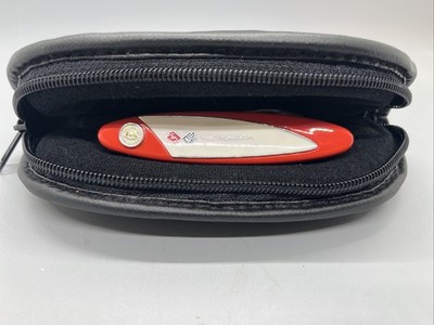 Franklin Mint 1957 Corvette Convertible Roadster Red & White Knife W/ Black Case