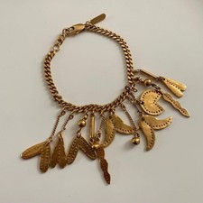 Chloe Gold Charm Bracelet Authentic Jewelry Ready to Use Excellent Condition