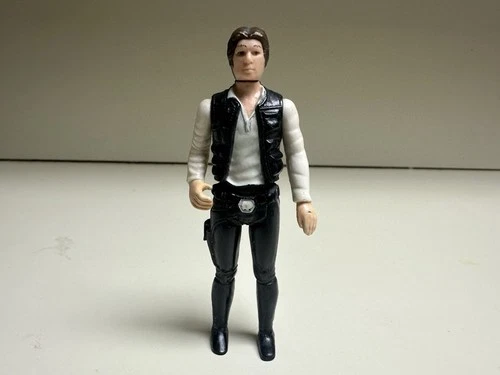 Vintage Star Wars 1977 Han Solo (small Head) Figure Hong Kong COO GOOD condition