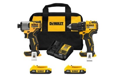 DeWalt 20V Max Brushless 2 Tool Combo Kit DCK276D2 NIB Impact/Drill Lithium Ion