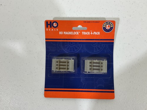 Lionel HO #8768014-265 MagneLock Track paquete de 4 vías rectas de 1" nuevo 2,5,4 | Condition: New