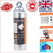 3-in-1 Bubble Foil Insulation Roll 0.6m x 10m: Energy Saving & Eco-Friendly