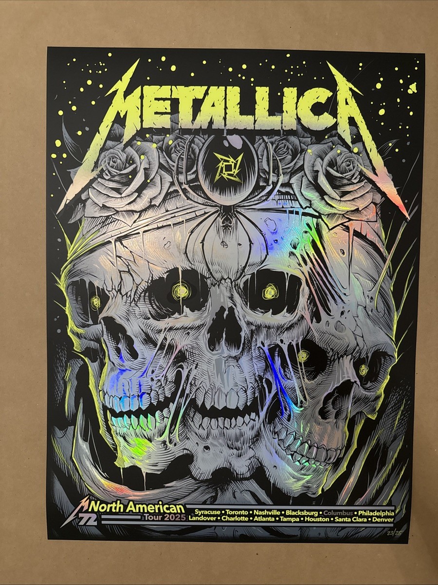 Metallica Columbus Ohio Poster Sonic Temple Pop Up M72 Maxx242