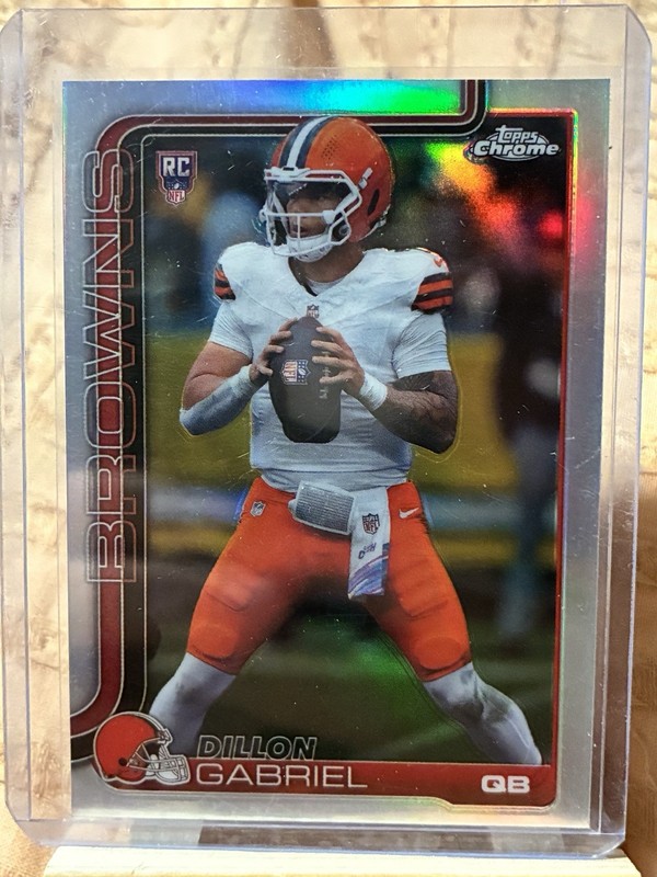 2025 Topps Chrome - Rookies Dillon Gabriel #317 Refractor (RC)