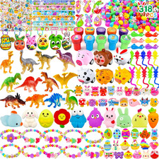 318 Pcs Bulk Easter Eggs with Toys inside Filled Easter Eggs Filled Fillers East
