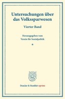 Untersuchungen üBer Das Volkssparwesen. /