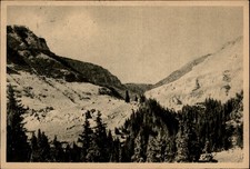 Muntii Bucegi SPre Omul Gorj Bucegi Romania vintage postcard d471