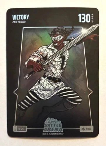 2026 Bo Jackson Battle Arena `Victory` Victor Wembanyama Battlefoil Steel BF-243