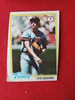 1978 Topps Baseball Card #81 PETE REDFERN Twins  Nice MIS CUT Error Card