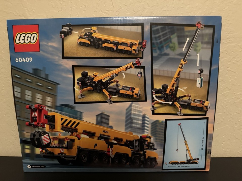 LEGO City: Yellow Mobile Construction Crane (60409) 673419388443| eBay