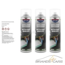 3x 500ml PRESTO AUFKLEBER-ENTFERNER ETIKETTEN STICKER KLEBEBAND KLEBSTOFF