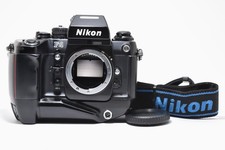 Nikon F4 35mm SLR Film Camera Body w/ MB-21 MF Works AF Not Working LCD