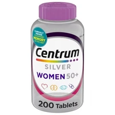 Centrum Silver Women 50+ Multivitamin / Multimineral Dietary Supplement Tablets