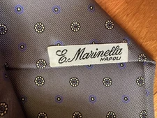E. Marinella Original Vintage Tie 100% Silk Silk Nektie Tie Ties