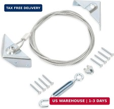 JIAHOO Anti Sag Gate Kit for Wooden Fence, Gate Tensioner Cable Kit, Anti-Sag Ga