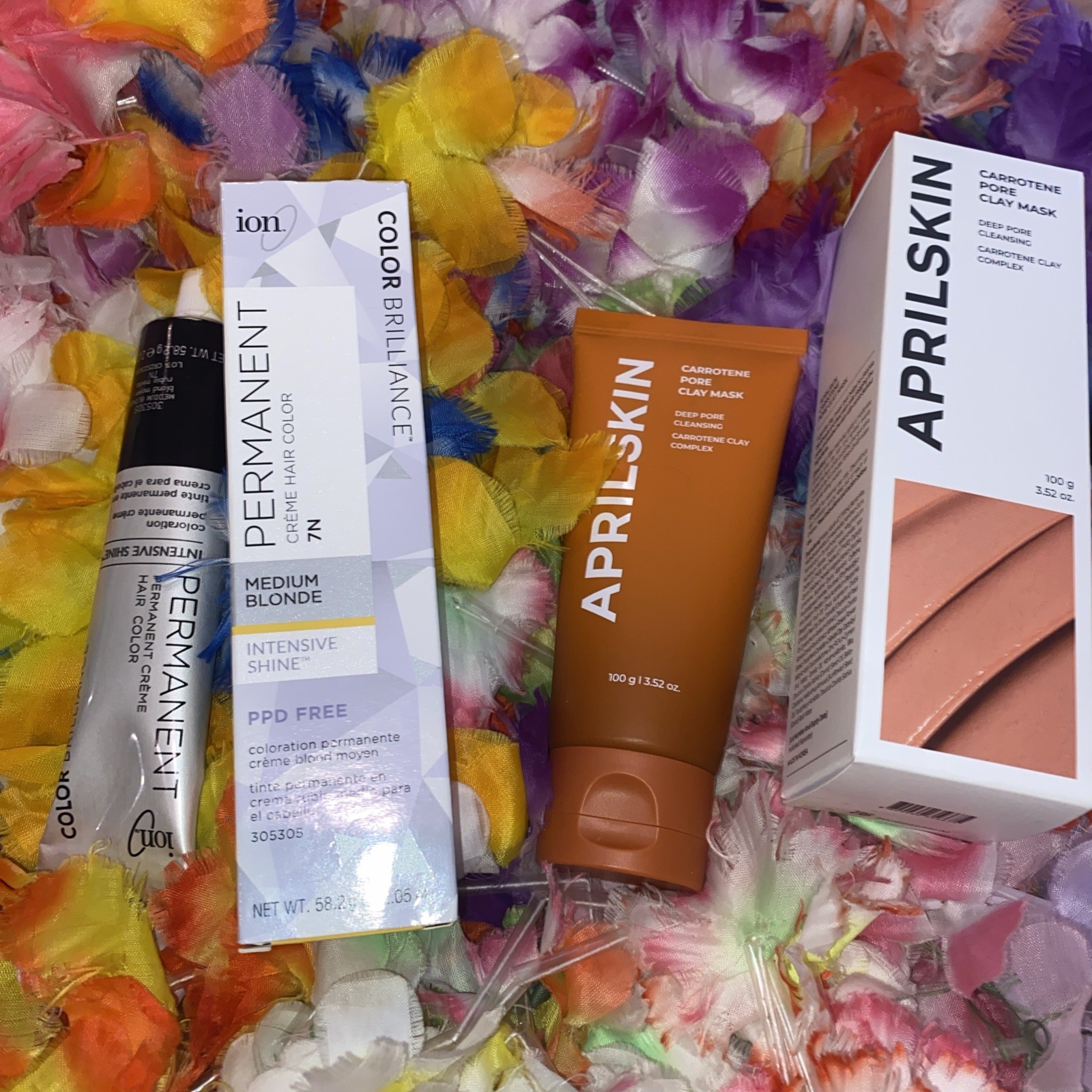 Brilliance Permanent Hair Color 7n🌷w Apprilskin Mask