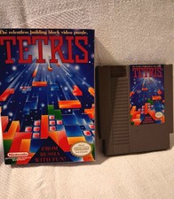 Tetris (Nintendo Entertainment System, 1989) Box (Good) and Cart (Excellent)
