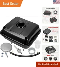 3L Gas Fuel Tank Kit for Hemi Predator 212cc & GX Engines - Stainless Steel