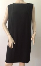 EILEEN FISHER Petites (Size PL) Viscose Sleeveless Tank Dress, Black