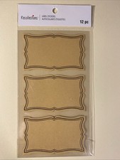 Label Sticker Sheet Scrapbook Planner Craft Stickers 12 pc