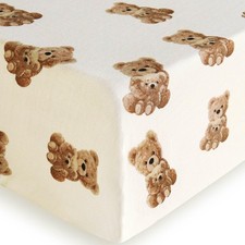 Crib Sheets for Baby Unisex Muslin Fitted Crib Sheets Toddler Bed Sheet, 70 ...