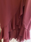 NEW Azazie Lyra Bridesmaid Dress: Terracotta A-Line Chiffon Dress Size A12 — photo 5