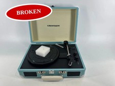  BROKEN Crosley Cruiser Plus 3-Speed Bluetooth Vinyl Record Player