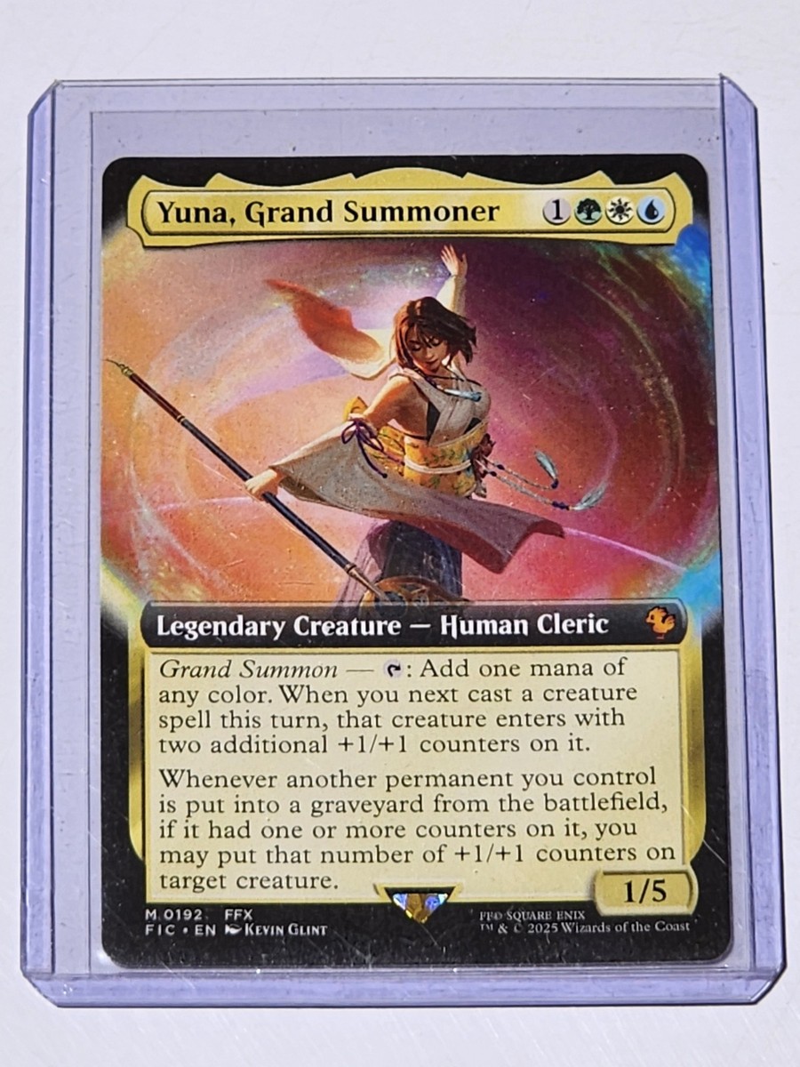 MTG FF 大召喚士ユウナ Yuna, Grand Summoner 大召喚士、ユウナ (Magic: The Gathering—FINAL FANTASY