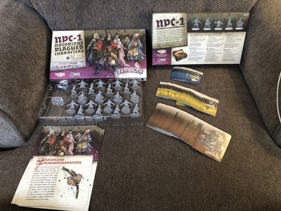 Zombicide Black Plague NPC-1 Notorious Plagued Characters  GUF003 - PLUS EXTRAS-