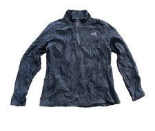 The North Face Women's Large Gray 1/4 Zip up Fleece Jacket Sweater