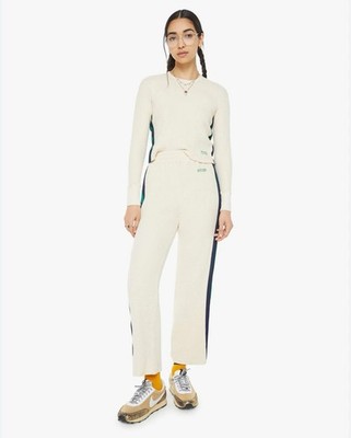 Mother Waffle Set Itty Bitty Crewneck and Keep Track Pants In School Pickup S