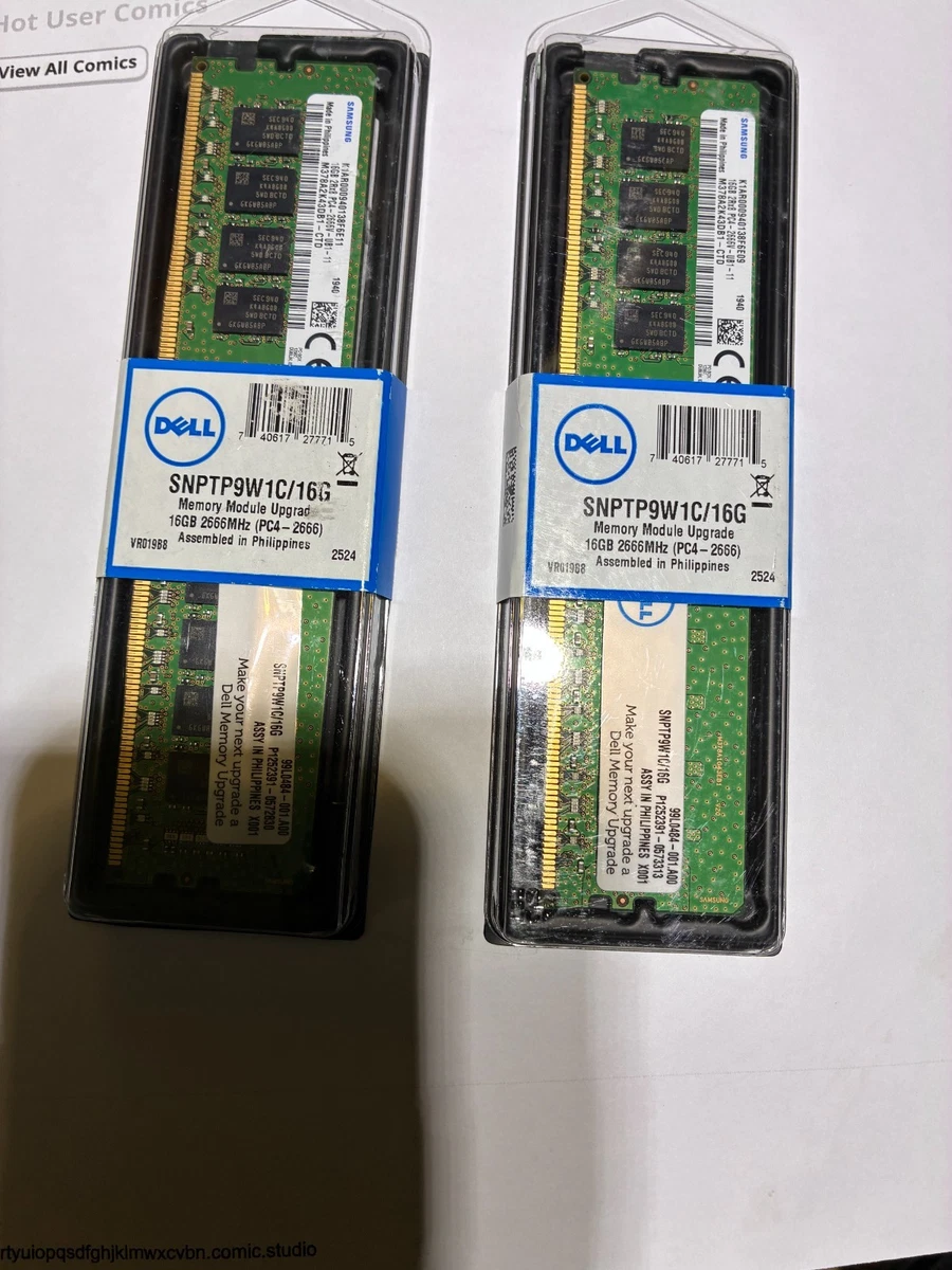 25+ PC4-21300 (DDR4-2666) Bus Speed DIMM DDR4 SDRAM Memory (RAM