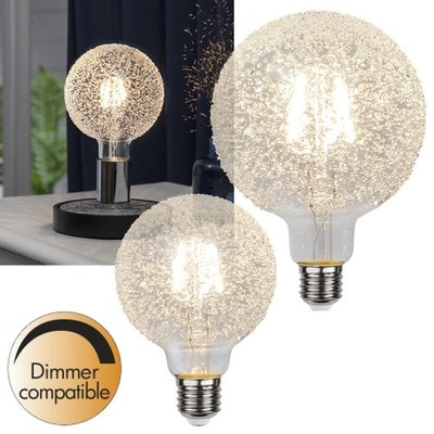 LED Leuchtmittel ICE-DROP Filament Dekoration Glüh-Lampe Deko Glüh-Birne Retro