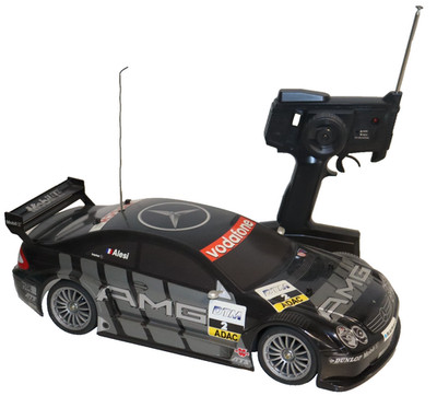 Vintage Tamiya Mercedes CLK AMG Alesi DTM TT 01 RC Car Scale 1:10 Elektro mit FB