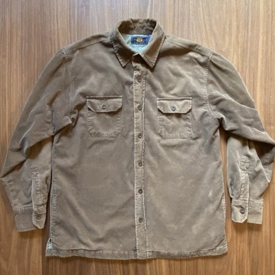 Route 66 Corduroy Shirt Jacket Brown Lined Small Men s Workwear Vintage Style