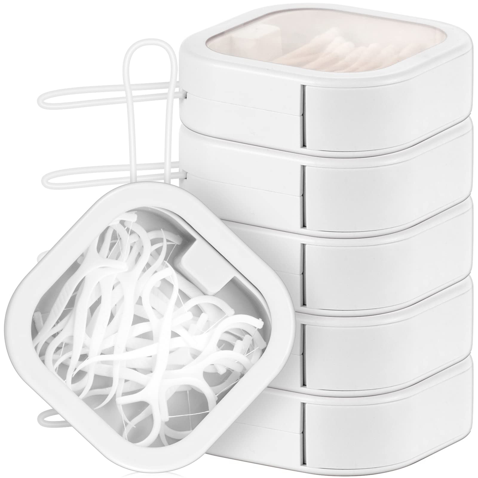 6 Pcs Hair Tie Container Dispenser Organizer Hair Tie Holder