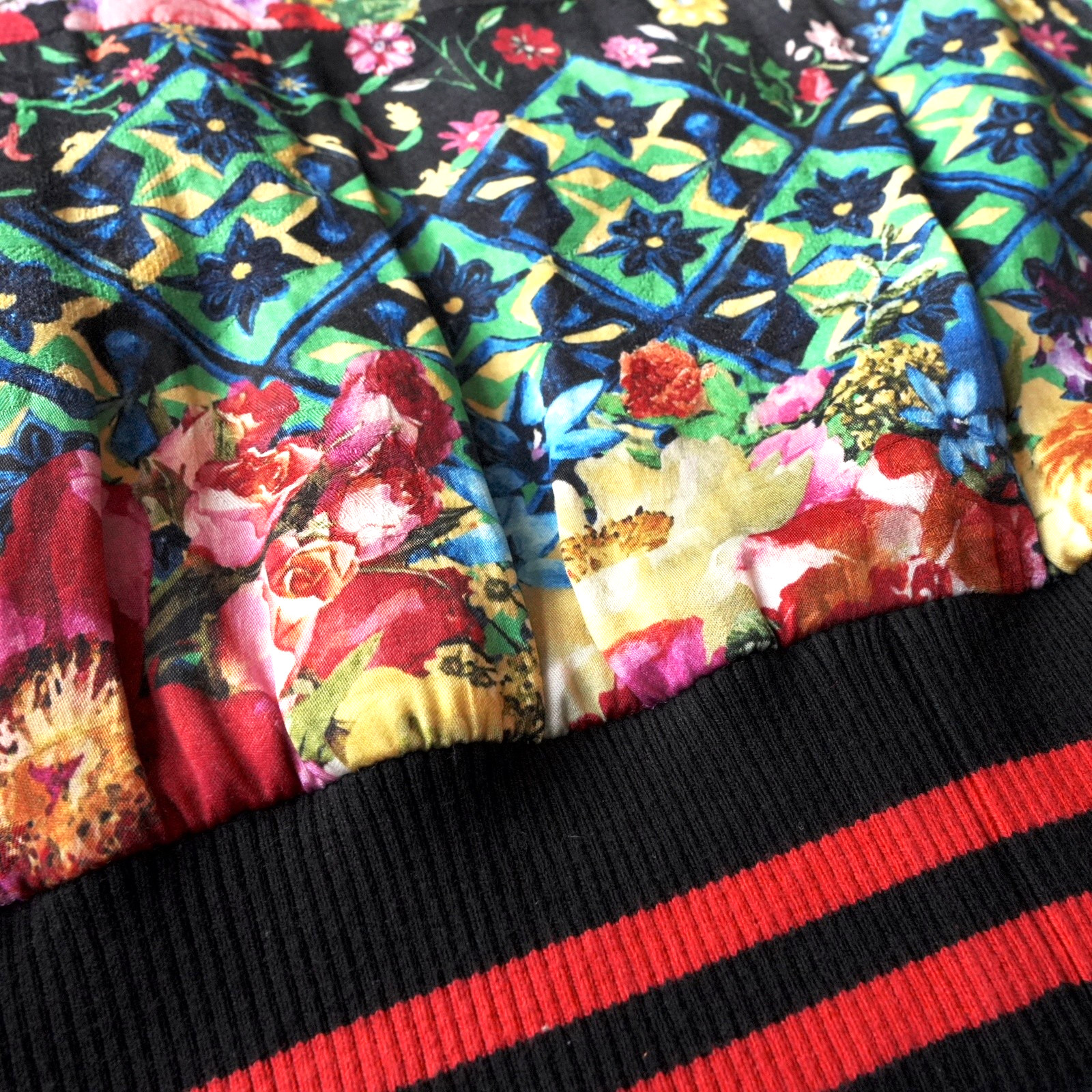 Alice + Olivia Lila Oversized Patchwork Bomber Ja… - image 17