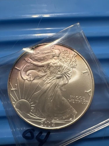 U.S. Mint American Eagle 2004 1 oz .999 Silver Coin Business Strike Uncertified