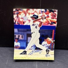 Melvin Mora Autographed New York Mets Signed MLB 8x10 photo BAS COA Beckett