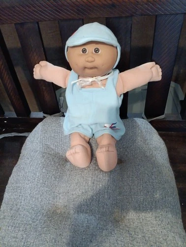 Cabbage Patch Preemie Blue Sailor Boy Doll Vintage 1982