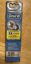 Oral-B Precision Clean Electric Toothbrush Replacement Brush Heads EB20- 3 Count